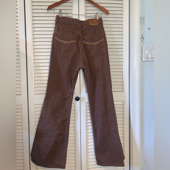 Levi's Premium 70'S MOVIN’ ON HIGH RISE FLARE JEANS Women’s 27 - Picture 6 of 11